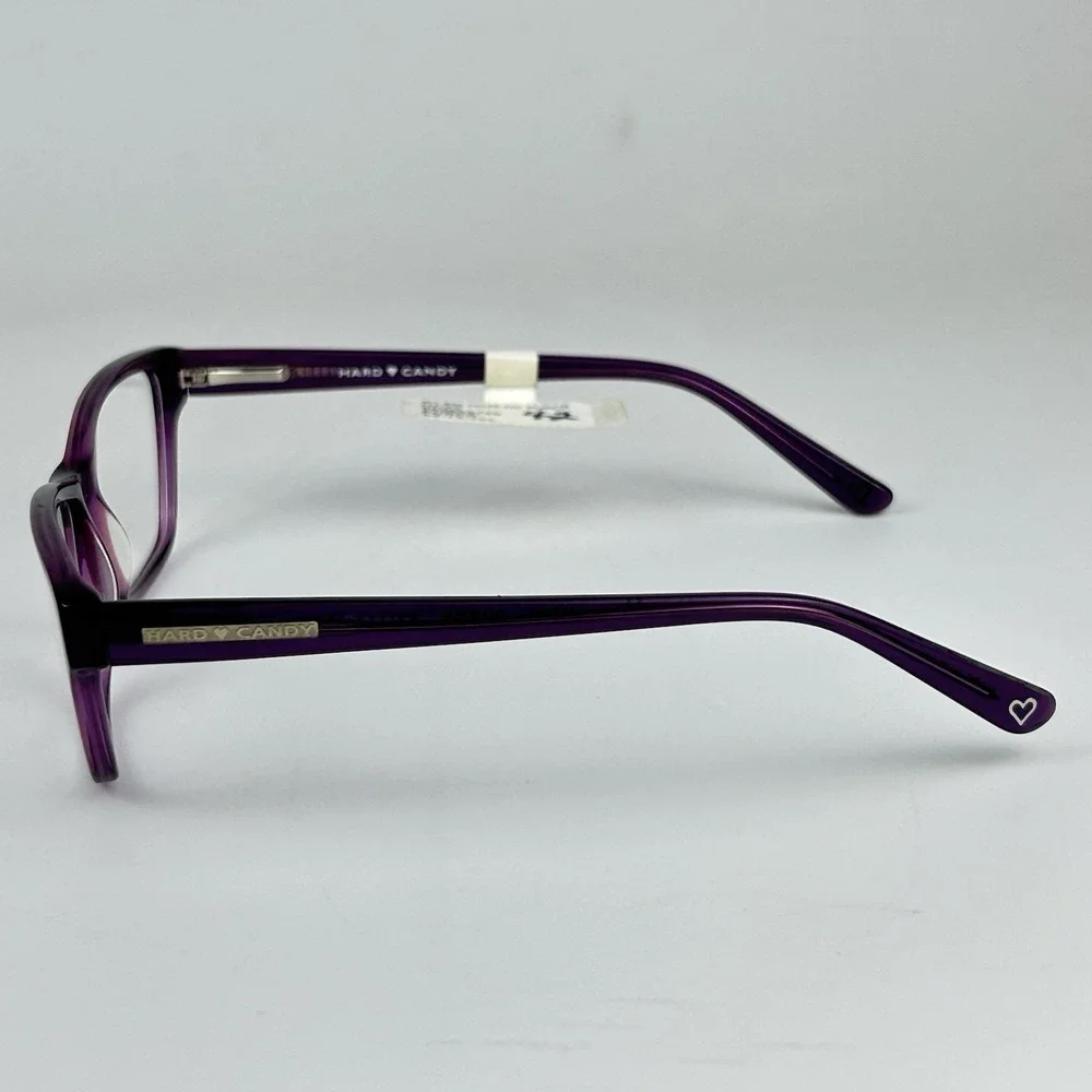 Hard Candy Purple‎ Women's Eyeglasses Frames 53-14-135 HC25 PURCR